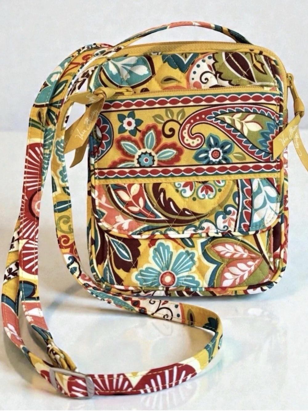 Vera Bradley Provençal Mini Hipster Crossbody Bag Retired Floral